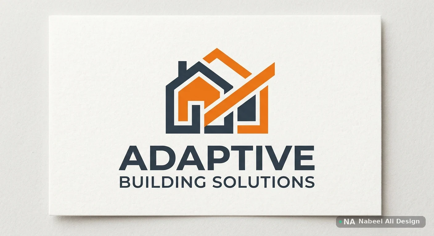 Adaptive Building Solutions — Logo Design concept design by Nabeel Ali