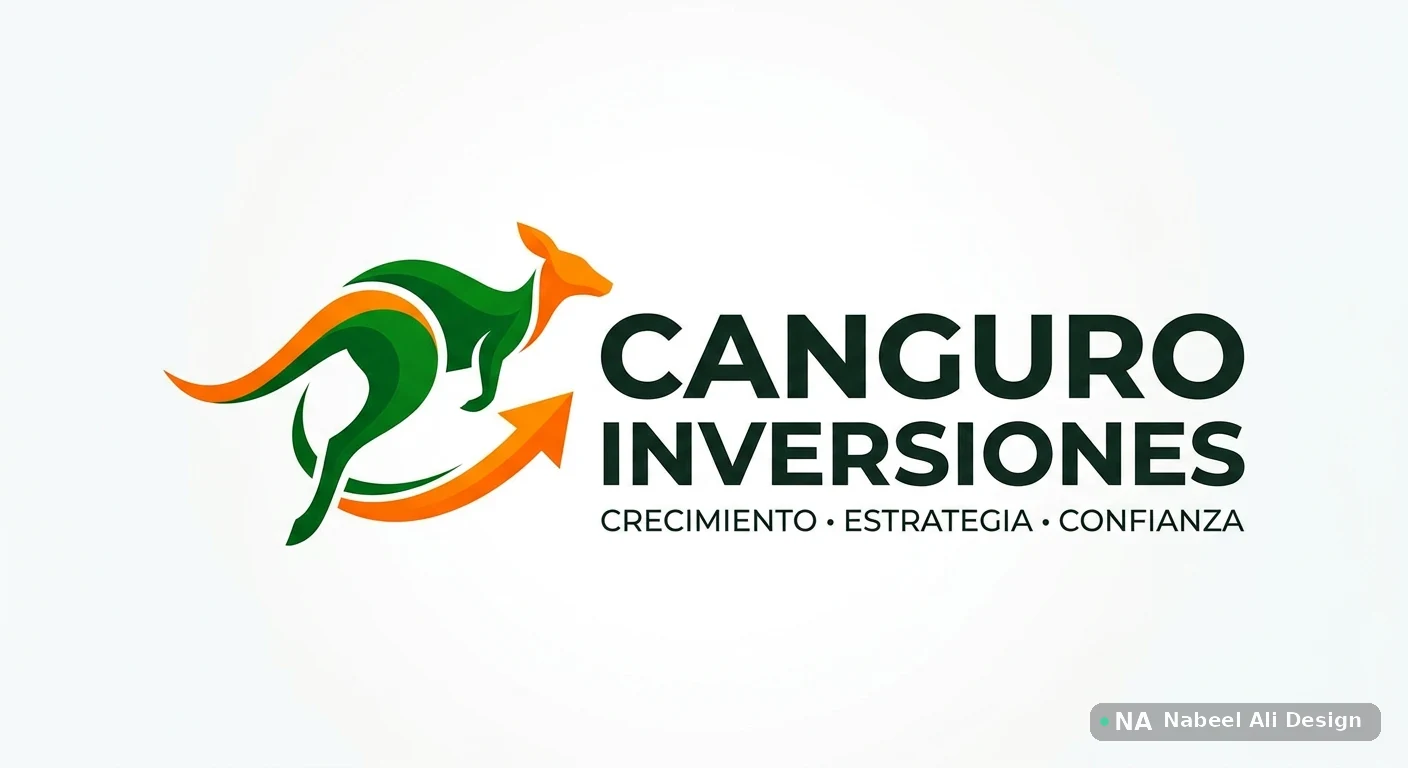 Canguro Inversiones — Logo Design concept design by Nabeel Ali