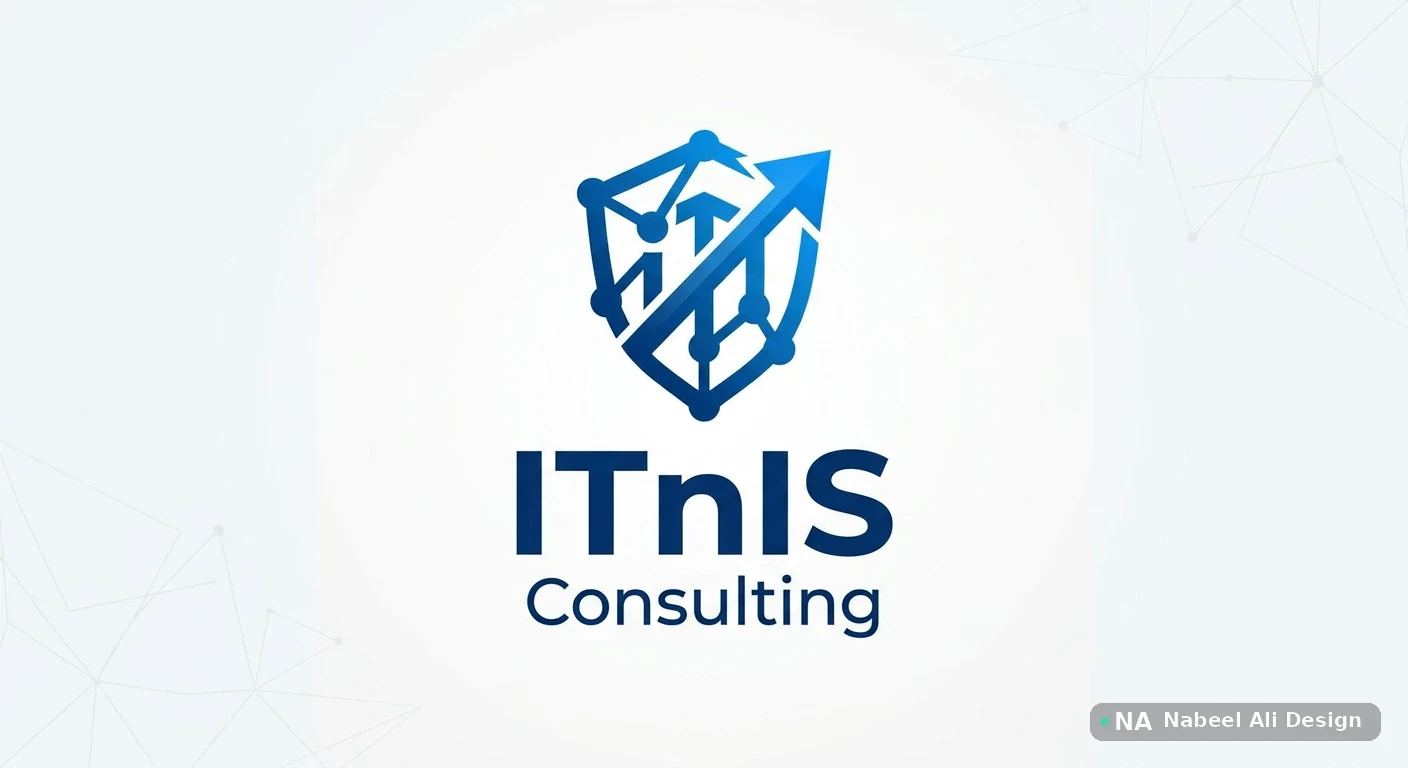 ITnIS Consulting — Logo Design concept design by Nabeel Ali