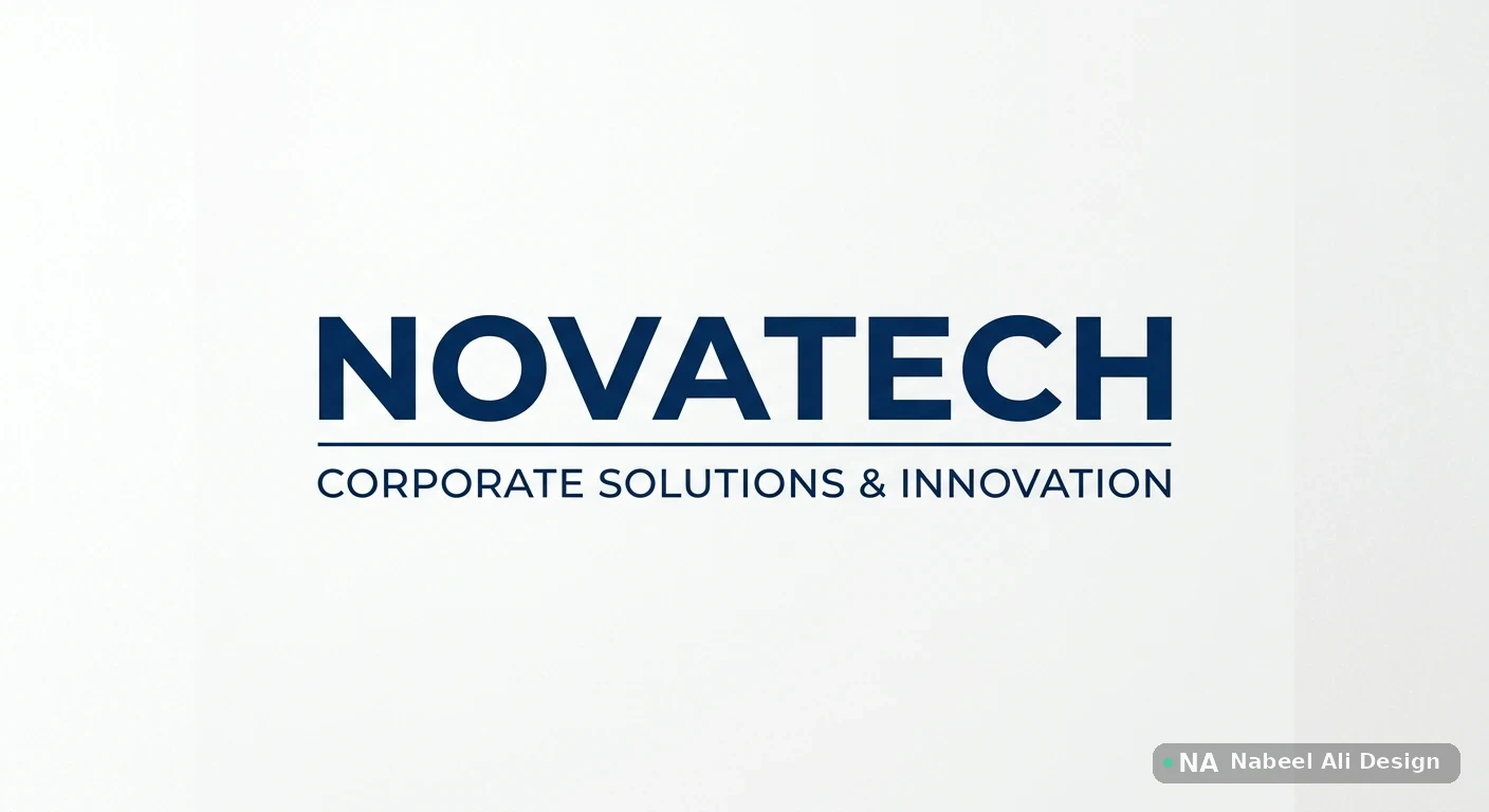 NovaTech Solutions — Logo Design concept design by Nabeel Ali
