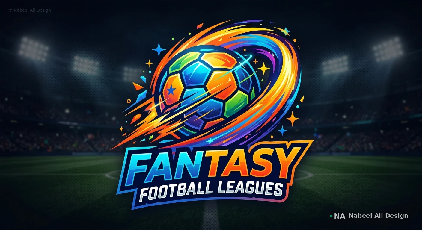 Fantasy Football Leagues — Logo Design concept design by Nabeel Ali