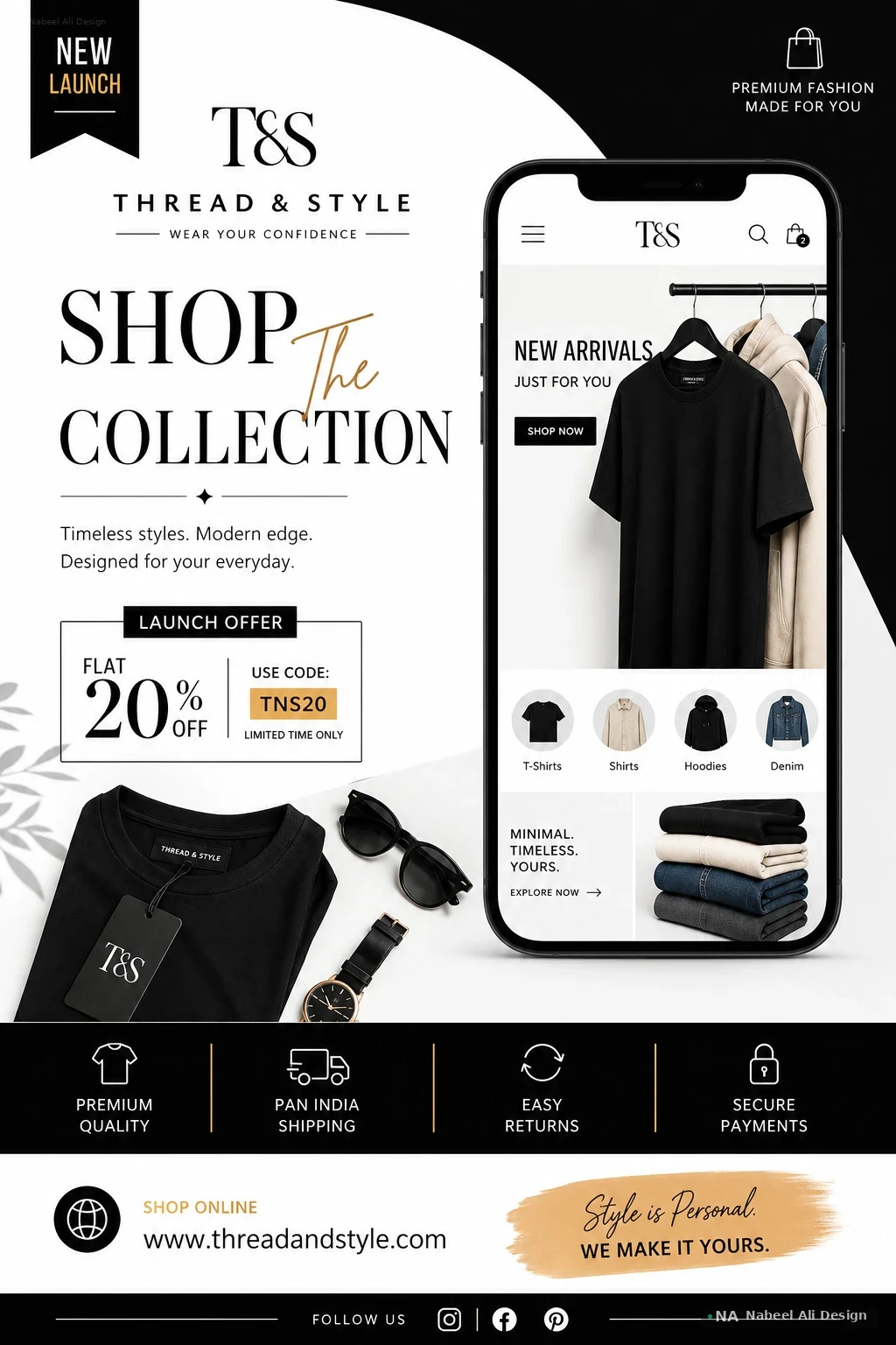 Thread & Style — Advertising & Print concept design by Nabeel Ali