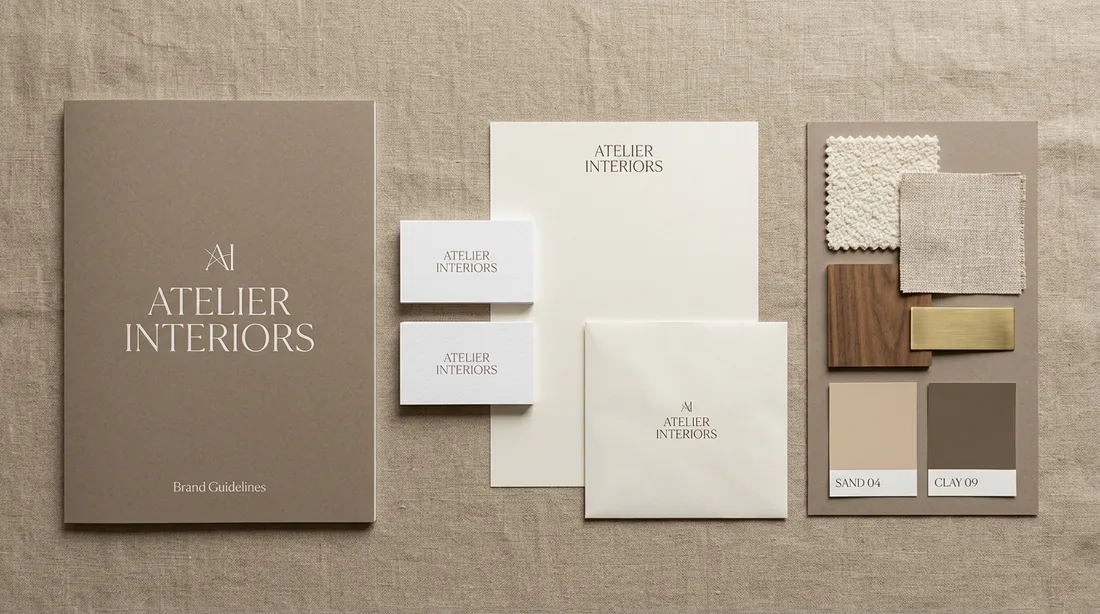 Atelier Interiors — Brand Presentation — Advertising & Print concept design by Nabeel Ali