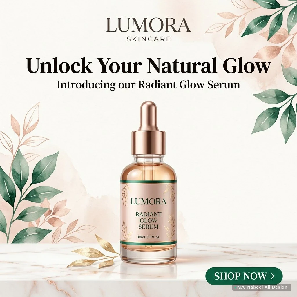 Lumora Skincare — Social — Lifestyle design by Nabeel Ali