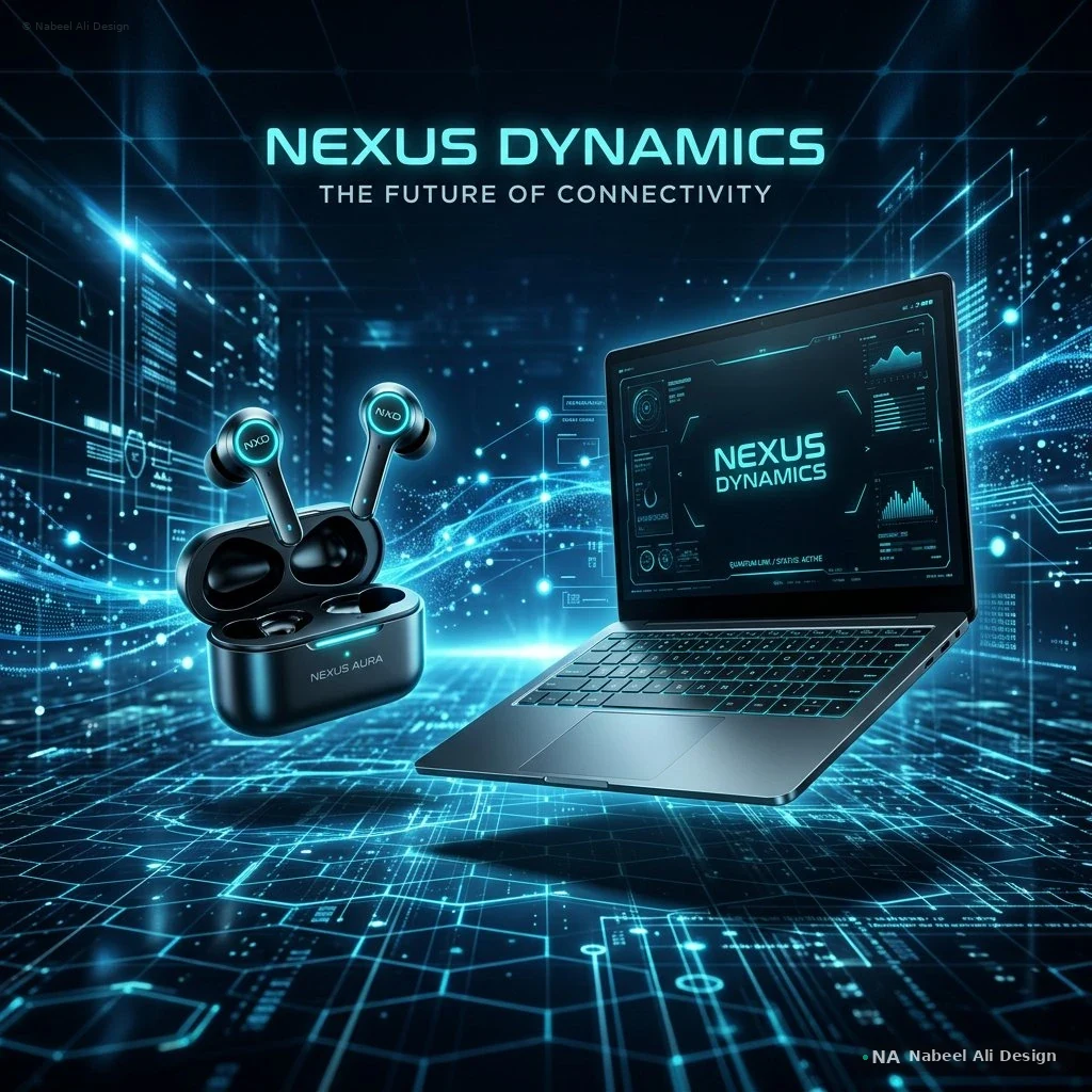 Nexus Dynamics — Image Manipulation concept design by Nabeel Ali