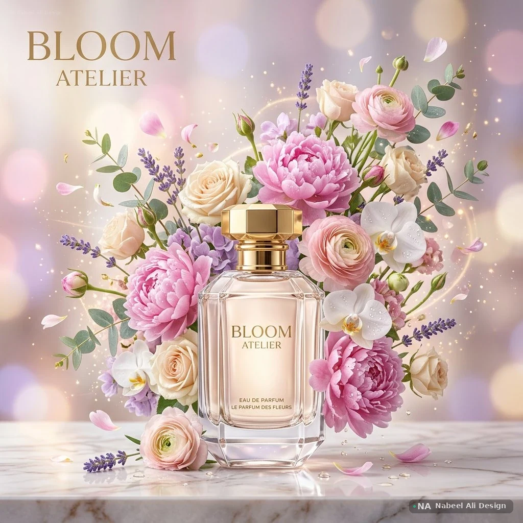 Bloom Atelier — Image Manipulation concept design by Nabeel Ali