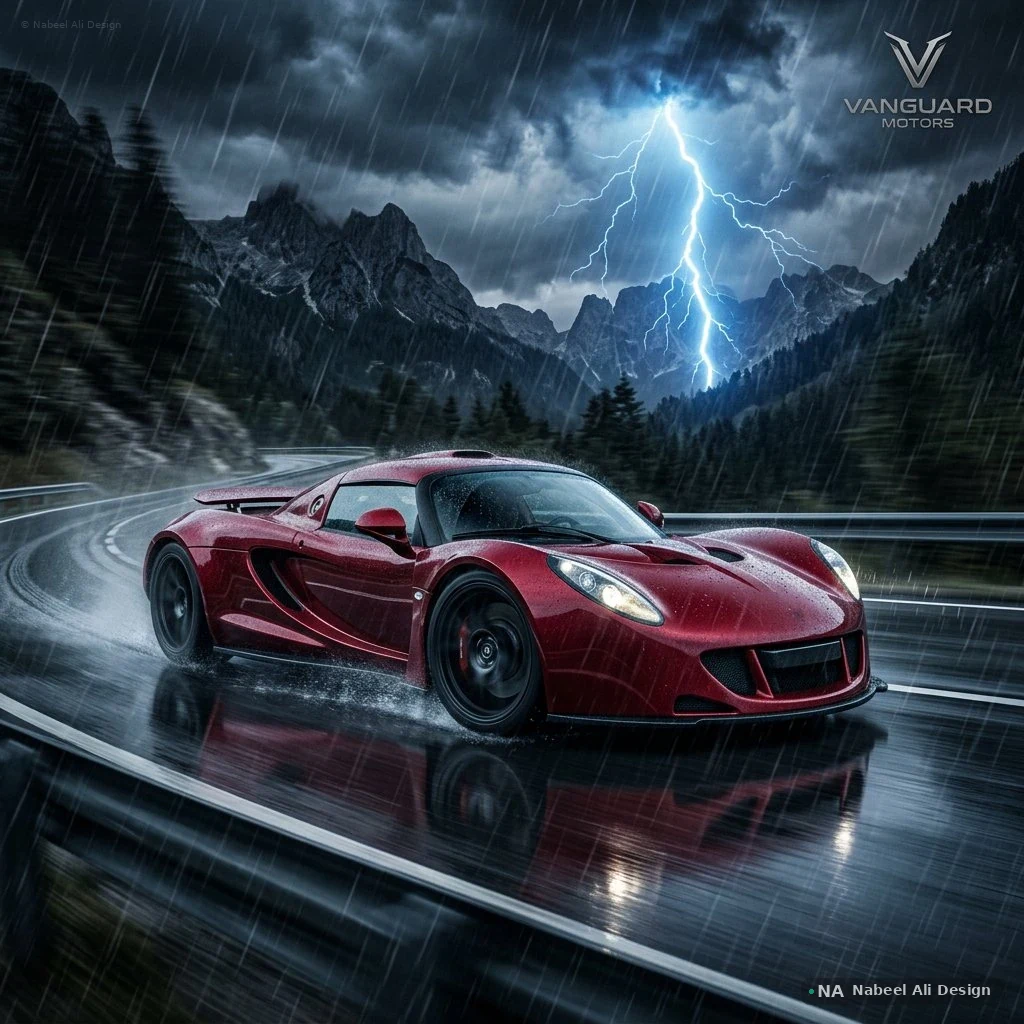 Vanguard Motors — Image Manipulation concept design by Nabeel Ali