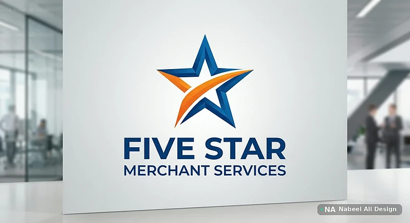 Five Star Merchant Services — Logo Design design by Nabeel Ali