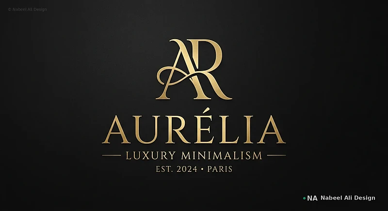 Aurélia Paris — Logo Design design by Nabeel Ali