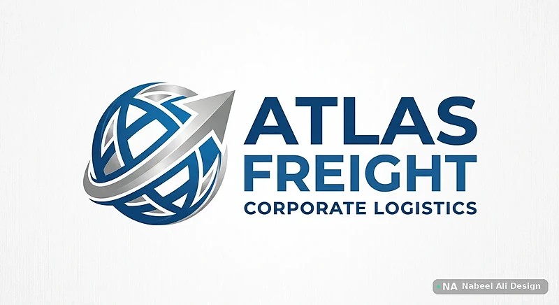 Atlas Freight — Logo Design design by Nabeel Ali