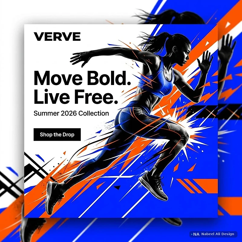 Verve Activewear — Social Media design by Nabeel Ali